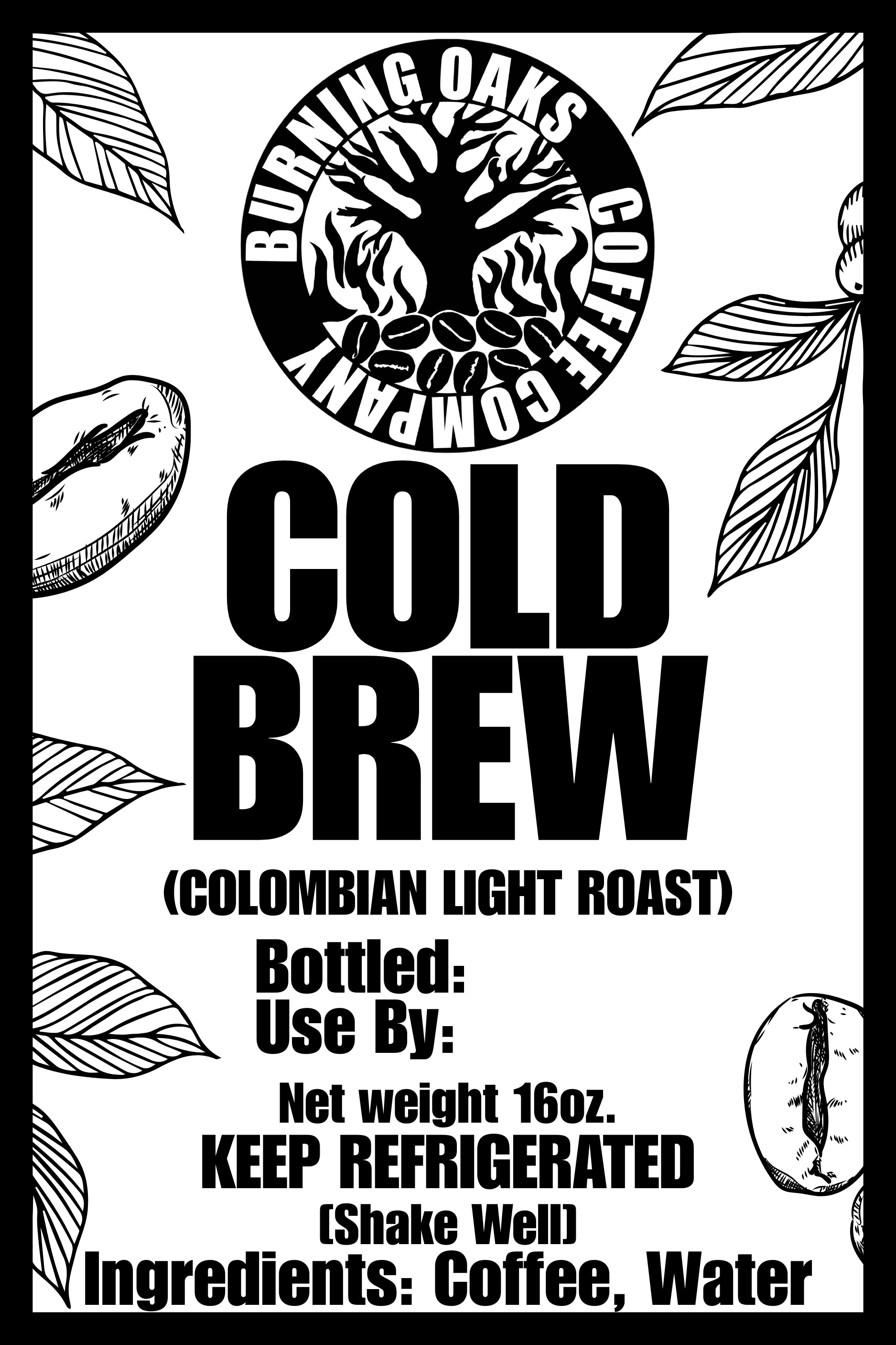 Cold Brew 16oz Bottle