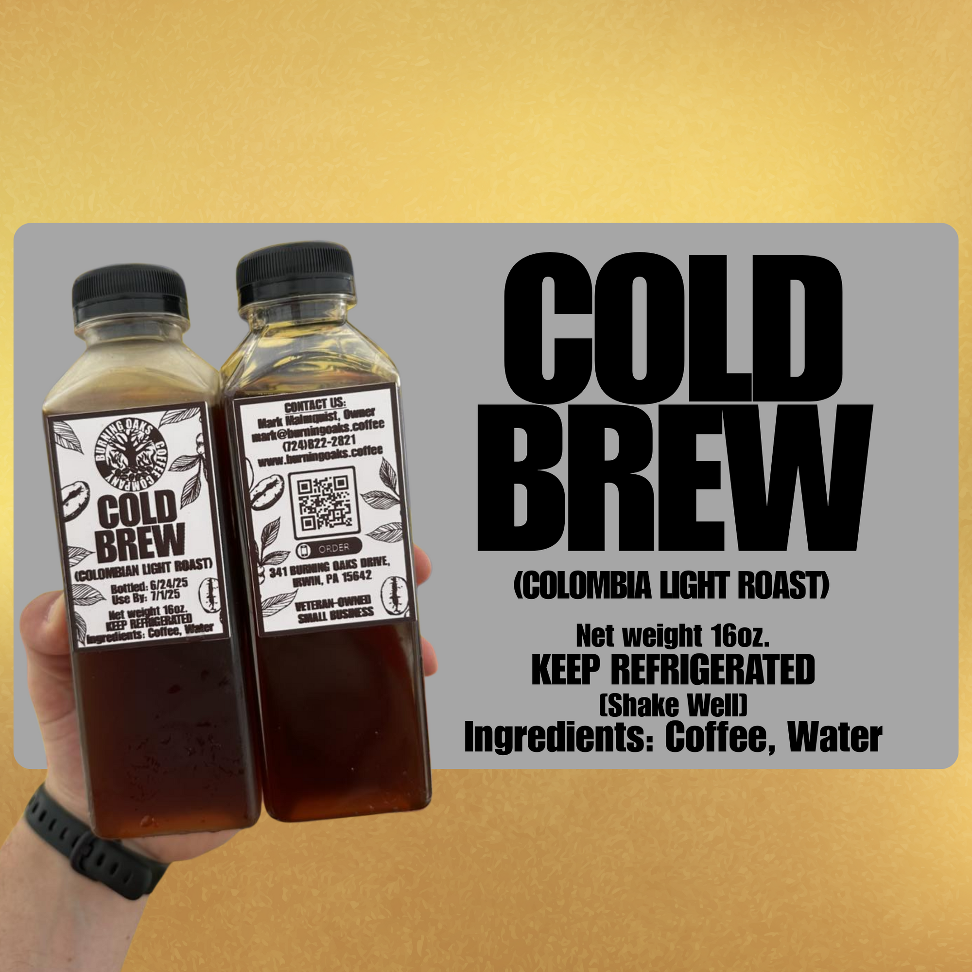 Cold Brew 16oz Bottle