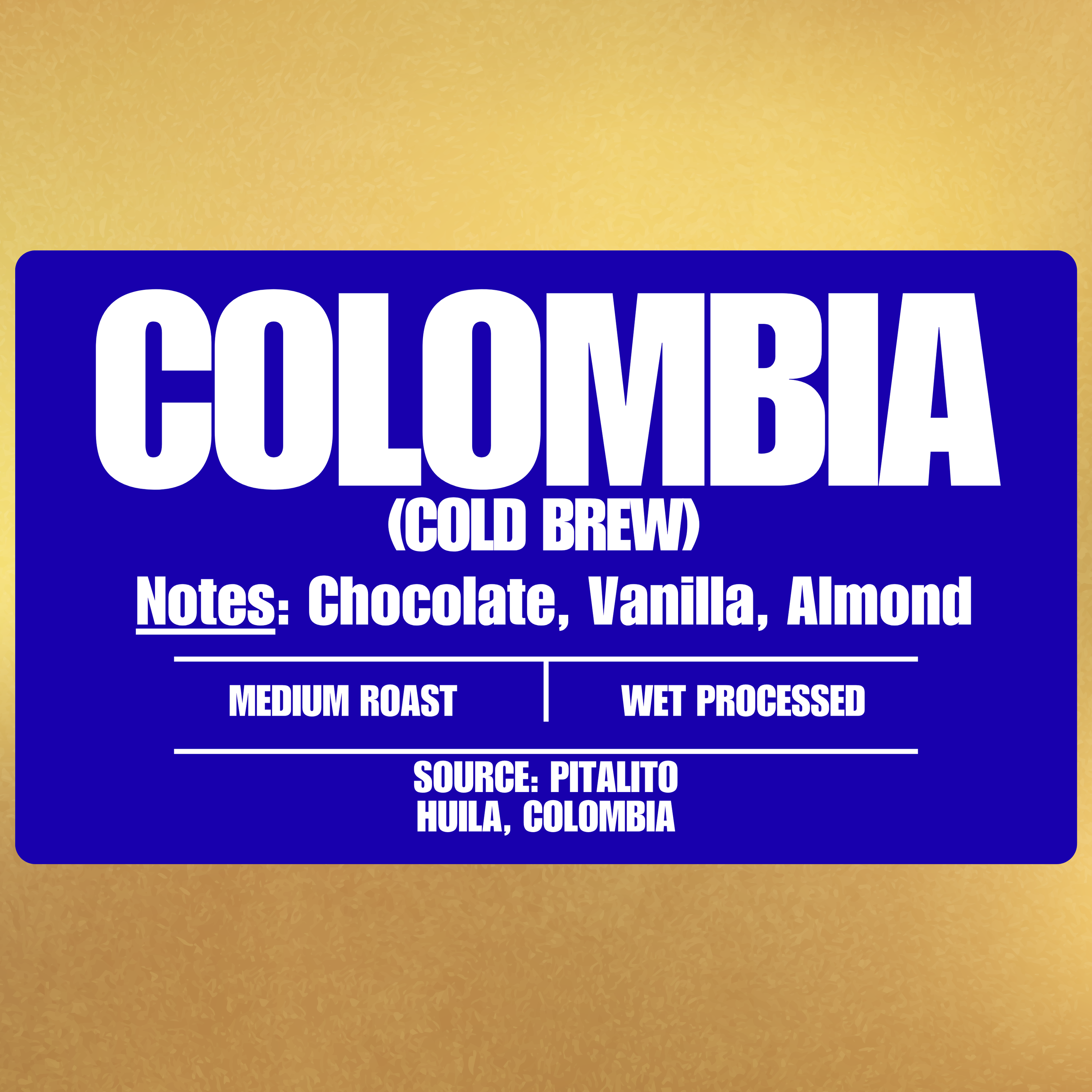 Cold Brew (Colombia) Specialty-grade Coffee Beans