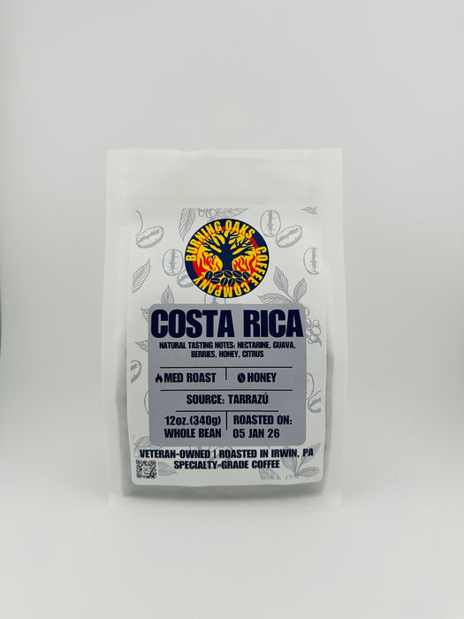 Costa Rica Specialty-grade Coffee Beans (Med Roast)