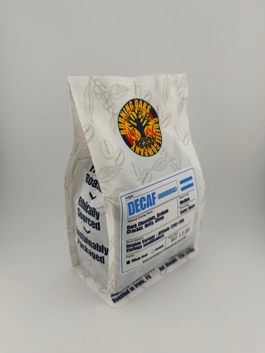Decaf Honduras Specialty-grade Coffee Beans (Med Roast)