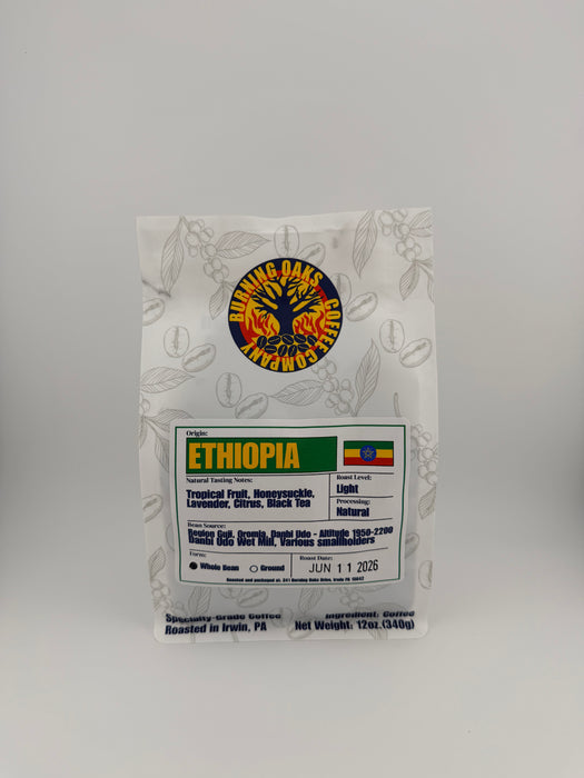 Ethiopia Specialty-grade Coffee Beans (Light Roast)